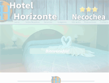 Tablet Screenshot of hotelhorizontenecochea.com